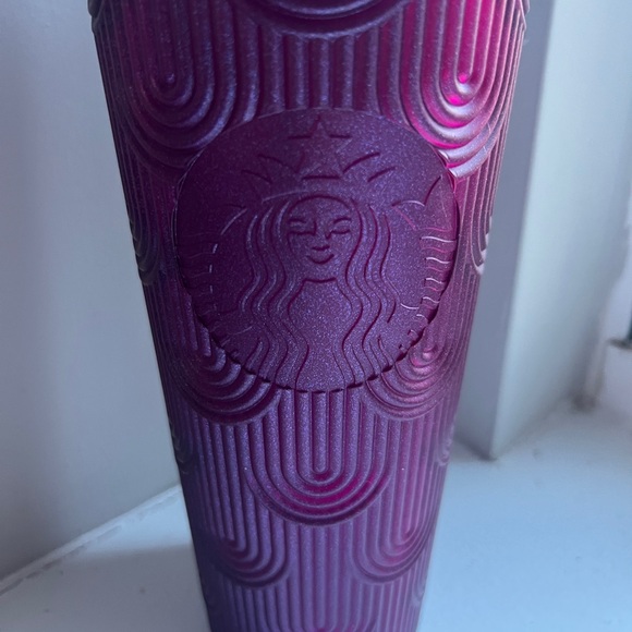 Starbucks Radiant Purple Tumbler. 24 ounce  Tumbler cup with straw. - Picture 3 of 3
